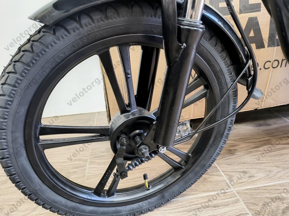 Велосипед з електроприводом 18" AL SPACE eELDORADO (new) DD FR рама-15" 48 B 20 А*г 1000 Вт чорно-синій 2026