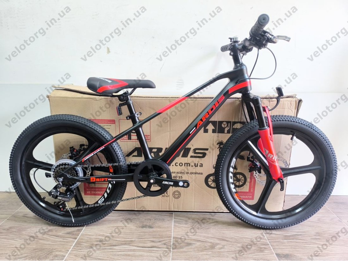Велосипед Ardis DRIFT 20″ чорний – дитячий MTB велосипед