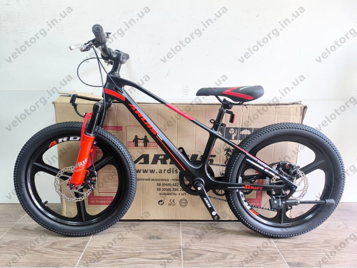 Велосипед Ardis DRIFT 20″ чорний – дитячий MTB велосипед