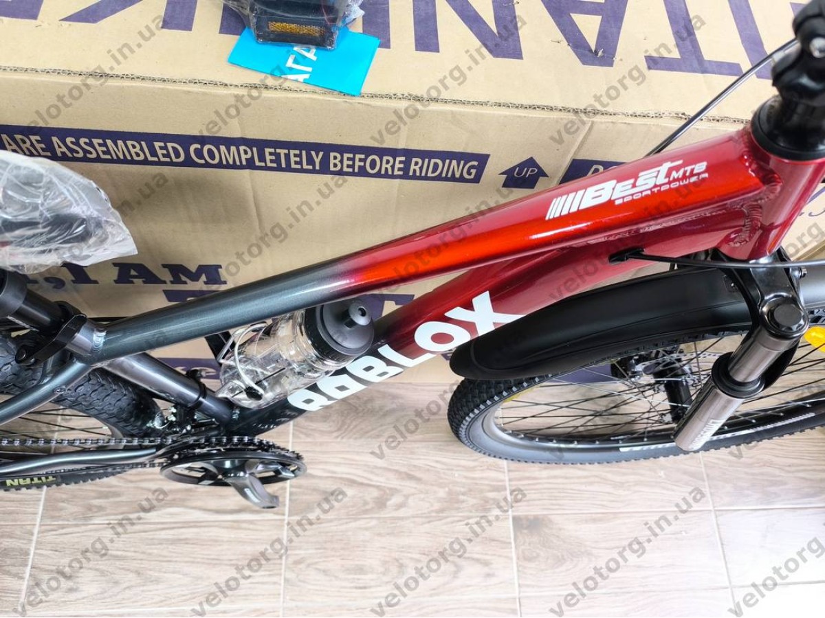 Велосипед CrossBike 26" Roblox 2026 Рама 13" red-grey
