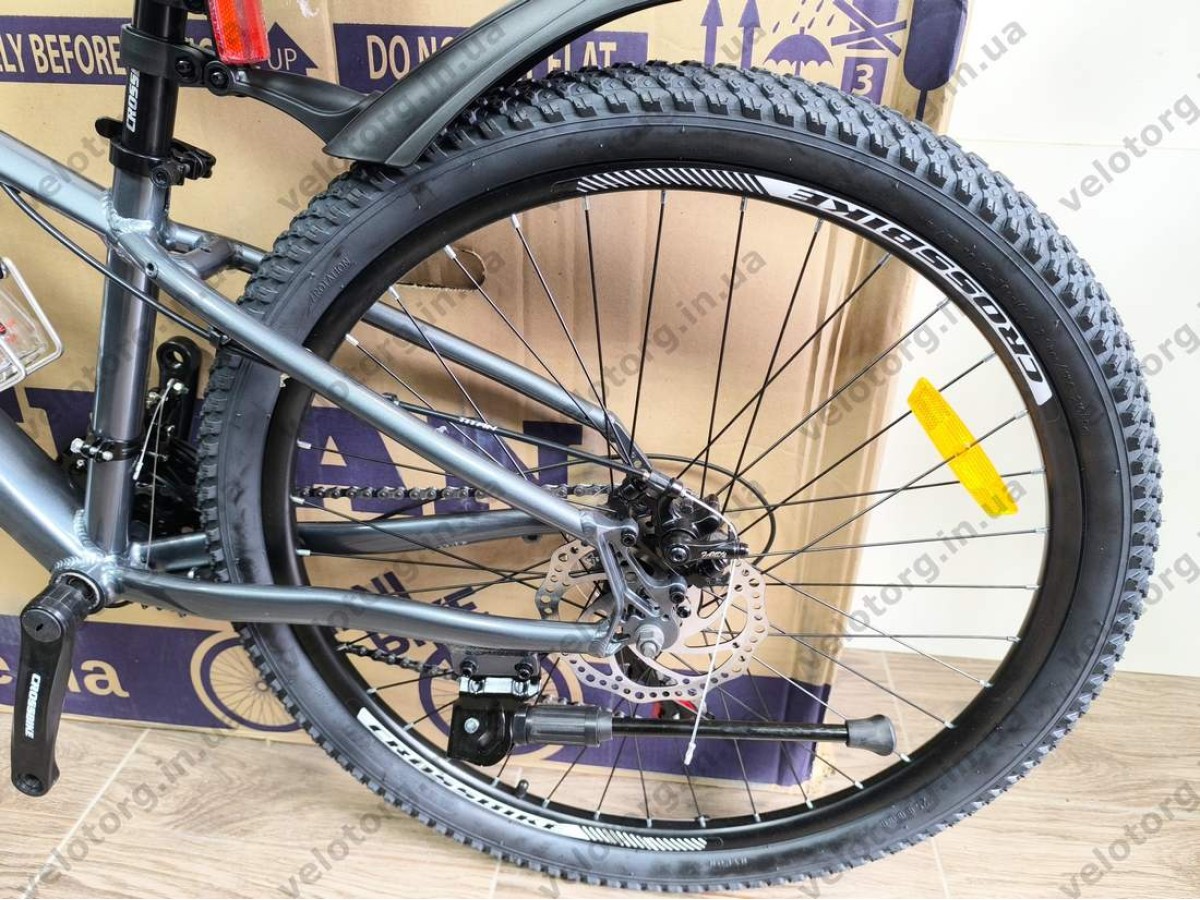 Велосипед CrossBike 26" Roblox 2026 Рама 13" red-grey