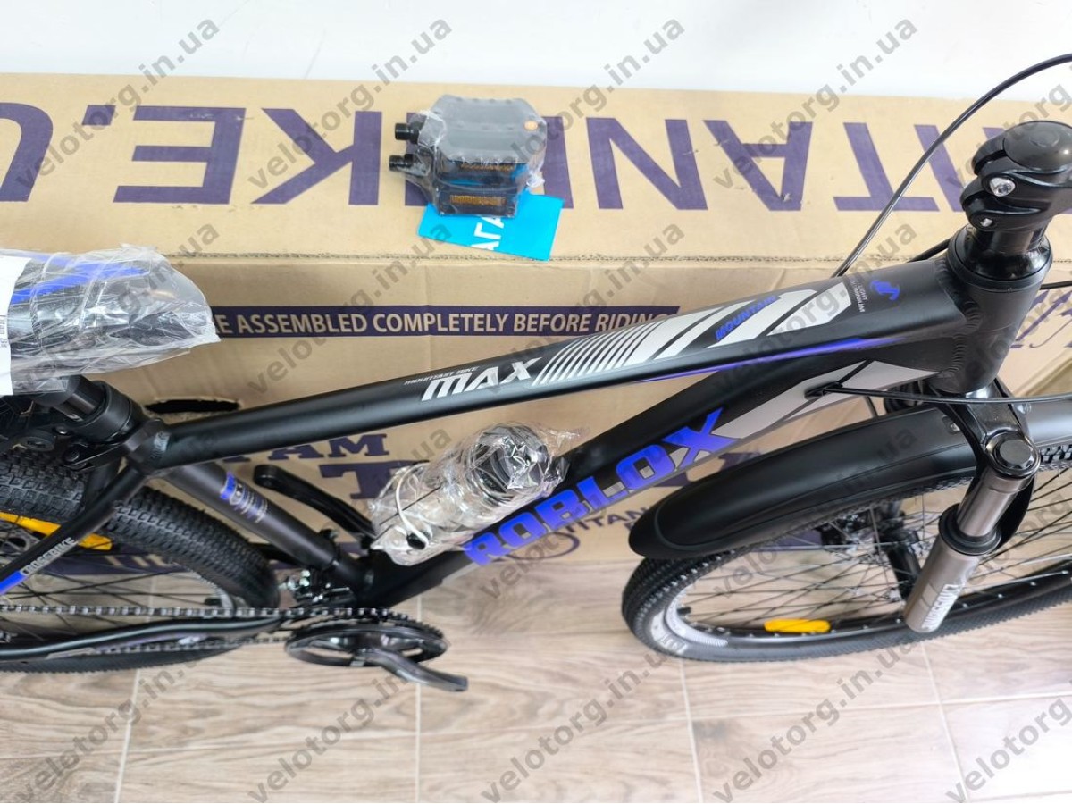 Велосипед Crossbike 27.5" Roblox 2026 Рама 17" black-blue