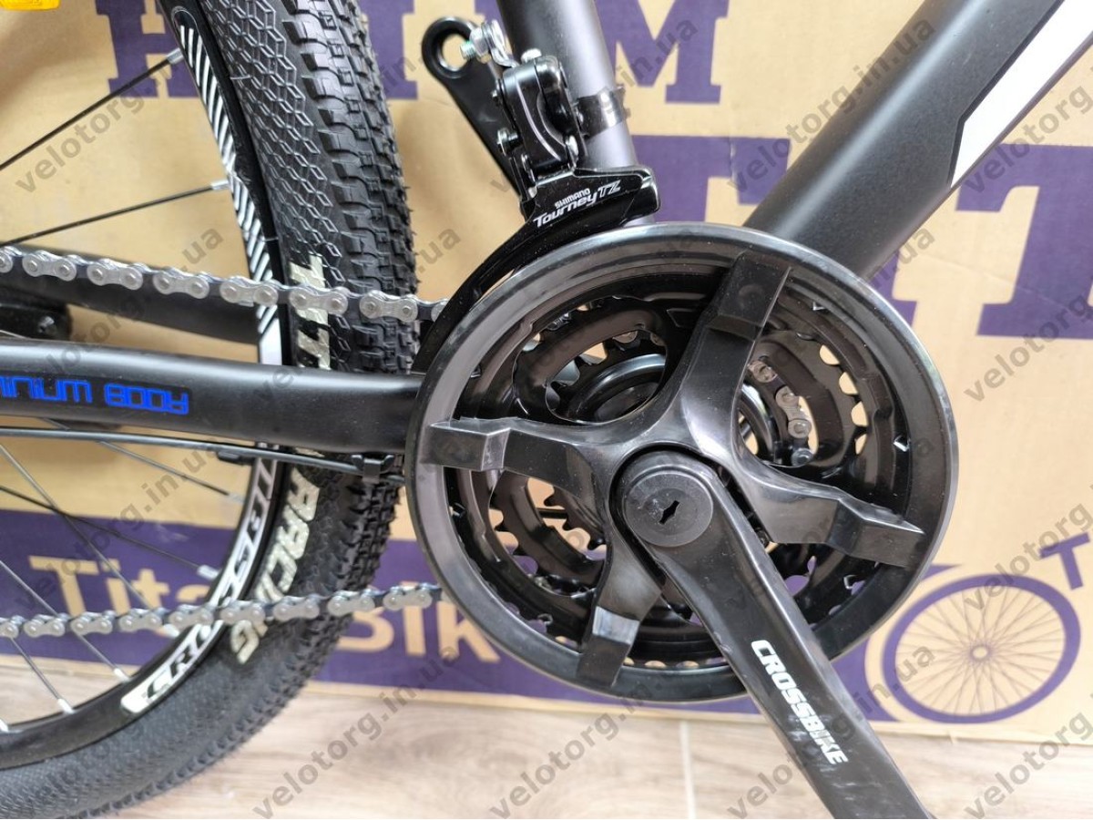 Велосипед Crossbike 27.5" Roblox 2026 Рама 17" black-blue