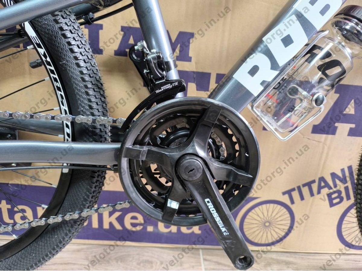 Велосипед CrossBike 24" Roblox 2026 Рама 11" red-grey