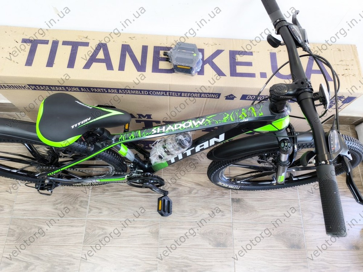 Велосипед Titan 26" Shadow grey-green 2025 магнієвий — надійний гірський велосипед для активних поїздок