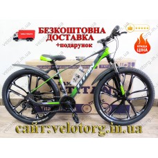 Велосипед Titan 26" Shadow 2025 Рама-15,5" grey-green магнієвий