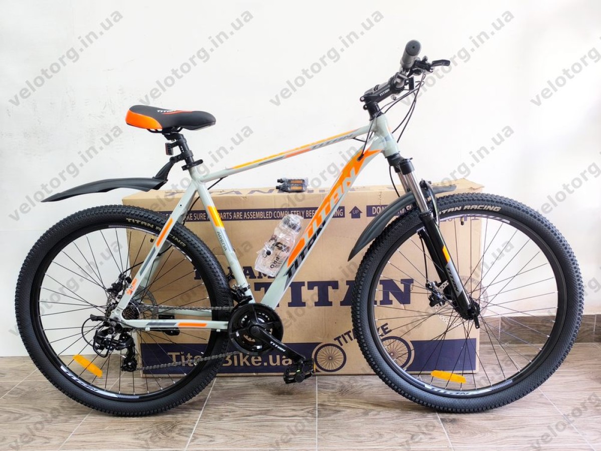 Велосипед Titan 29″ Arena 2025 рама-19″ grey-orange