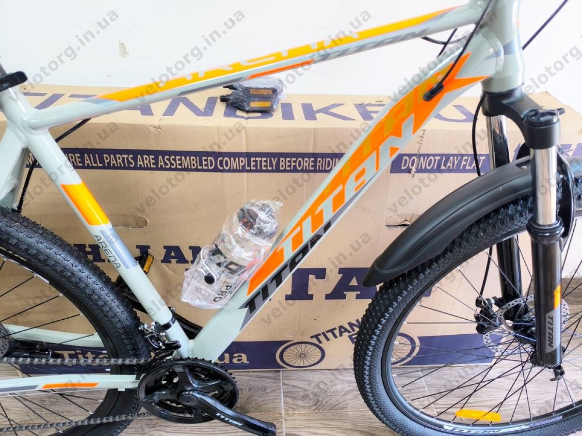 Велосипед Titan 29″ Arena 2025 рама-19″ grey-orange