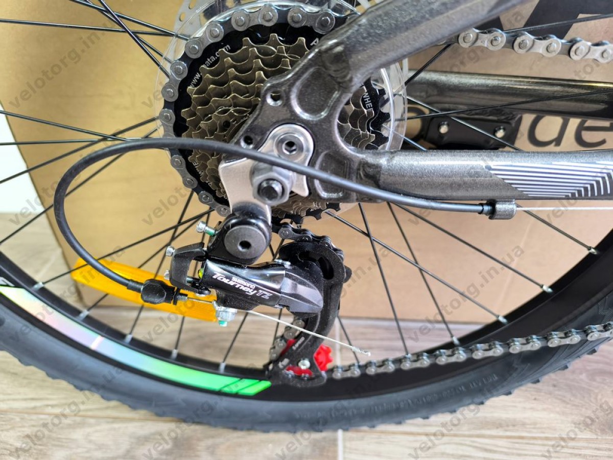 Велосипед AL 24" SPACE IZIDA DD FR рама-11" фіолетово-сріблястий 2026