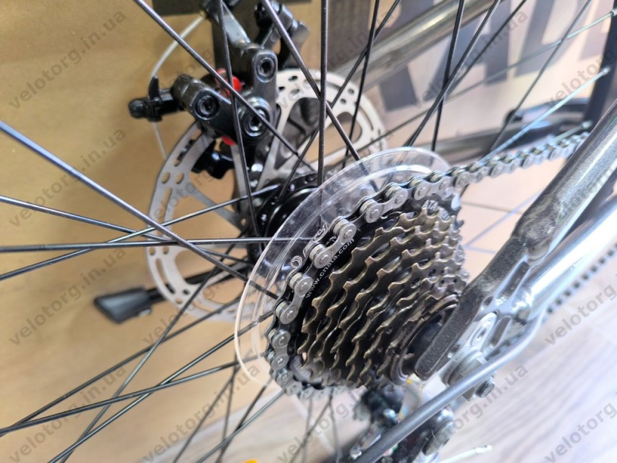 Велосипед AL 24" SPACE IZIDA DD FR рама-11" фіолетово-сріблястий 2026