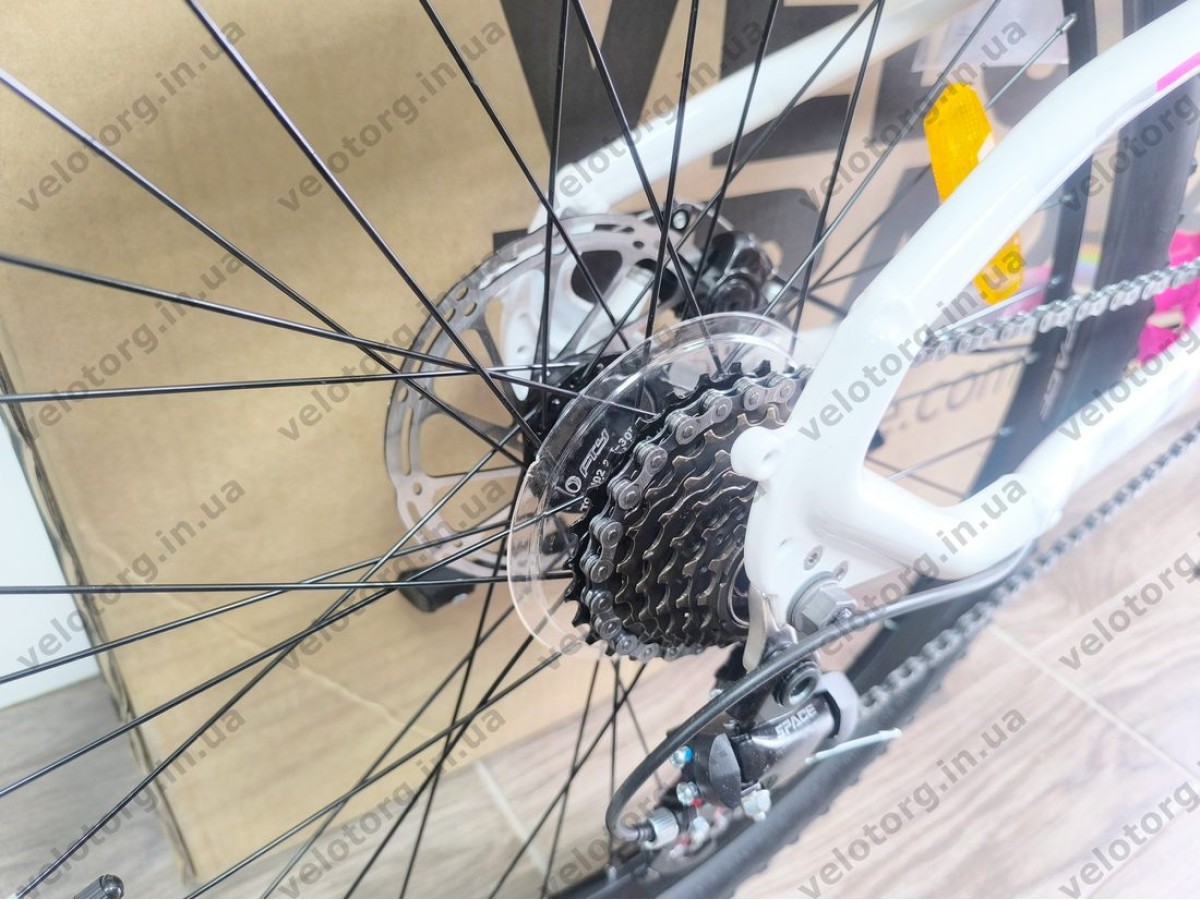 Велосипед AL 24" SPACE MERCURY DD FR рама-11" біло-рожевий 2026