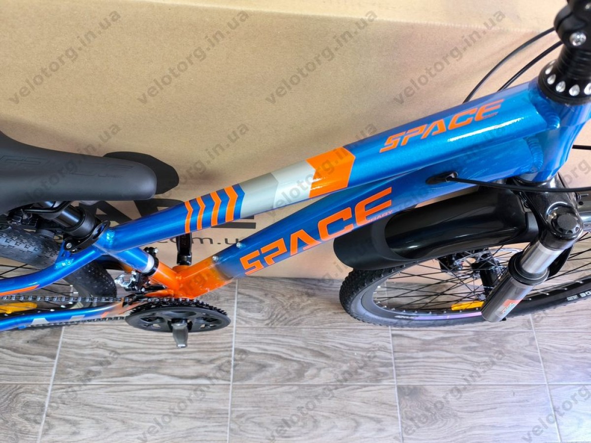 Велосипед AL 24" SPACE MERCURY DD FR рама-11" синьо-помаранчевий 2026