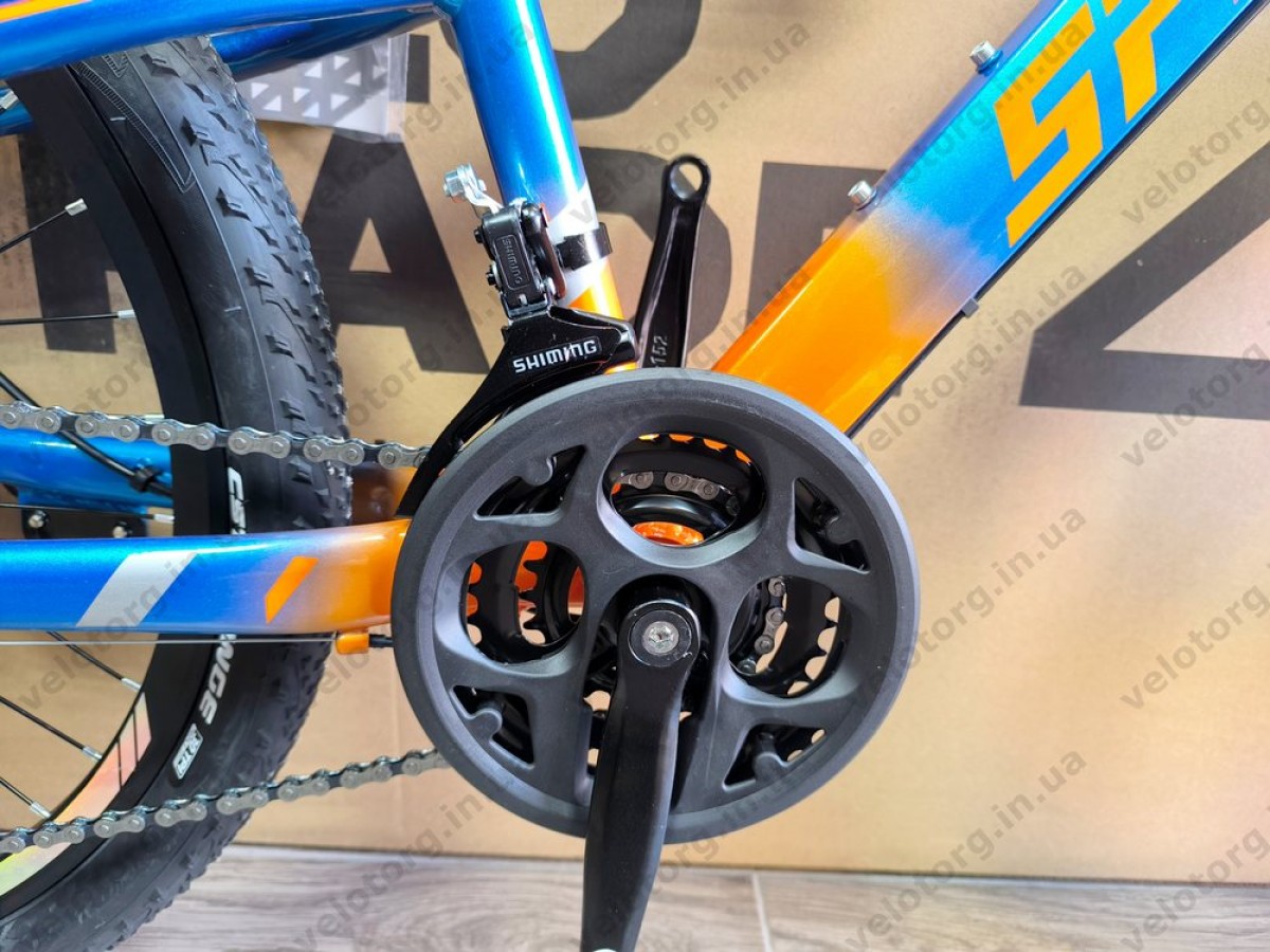 Велосипед AL 24" SPACE MERCURY DD FR рама-11" синьо-помаранчевий 2026