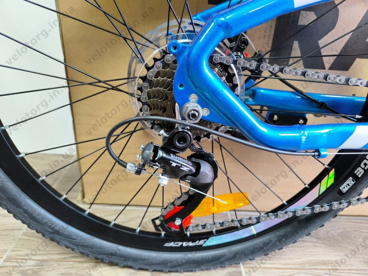 Велосипед AL 24" SPACE MERCURY DD FR рама-11" синьо-помаранчевий 2026