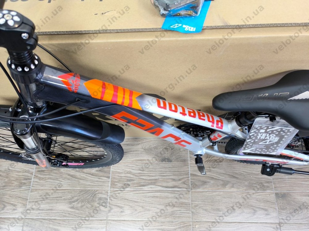 Велосипед AL 24″ SPACE PHAETON DD FR рама-11″ сіро-сріблястий 2026