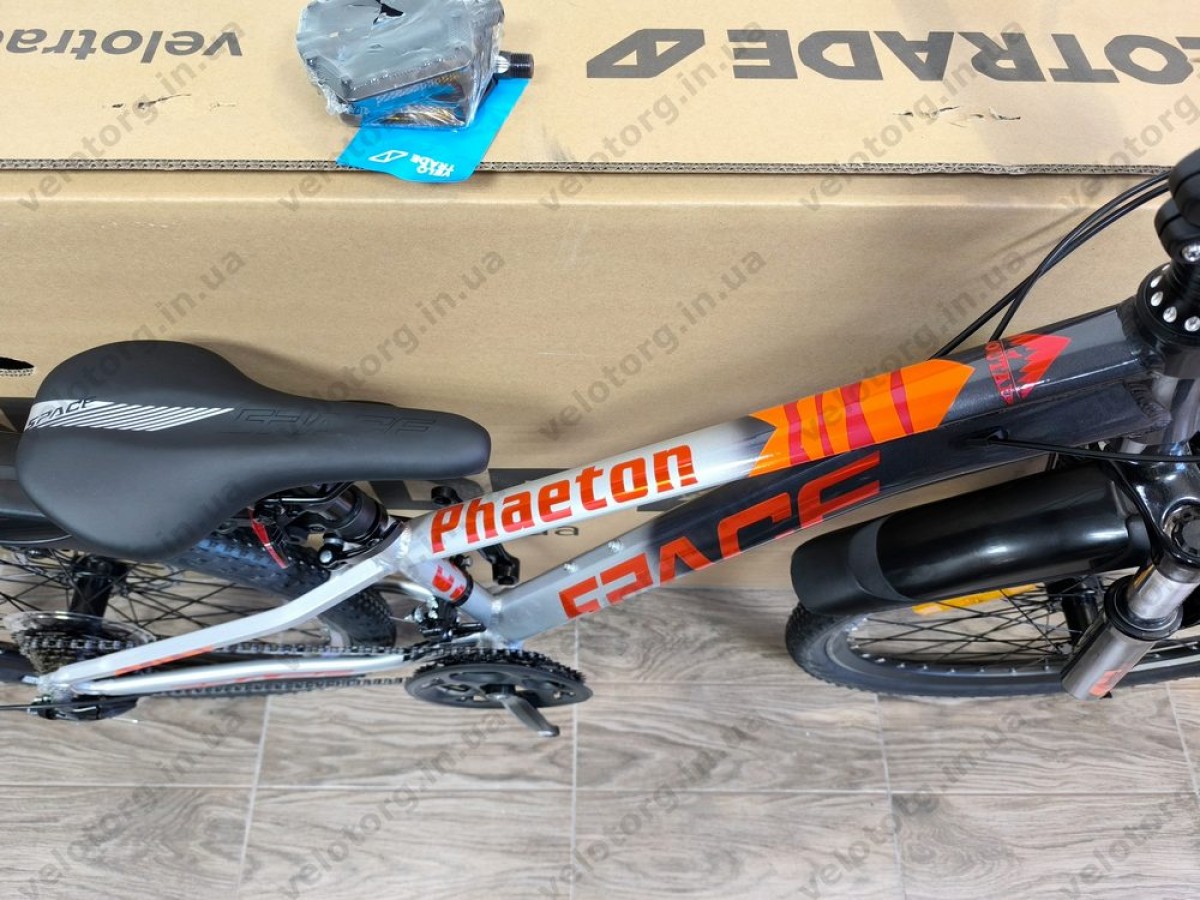 Велосипед AL 24″ SPACE PHAETON DD FR рама-11″ сіро-сріблястий 2026