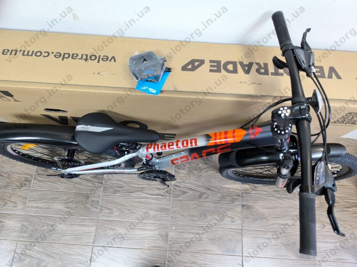 Велосипед AL 24″ SPACE PHAETON DD FR рама-11″ сіро-сріблястий 2026