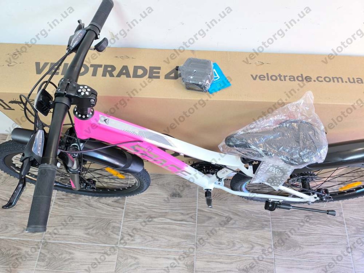 Велосипед AL 26" SPACE IZIDA DD FR рама-13" рожево-білий 2026