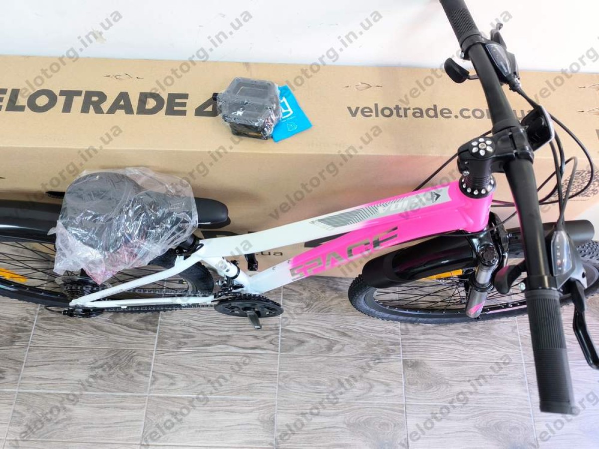 Велосипед AL 26" SPACE IZIDA DD FR рама-13" рожево-білий 2026