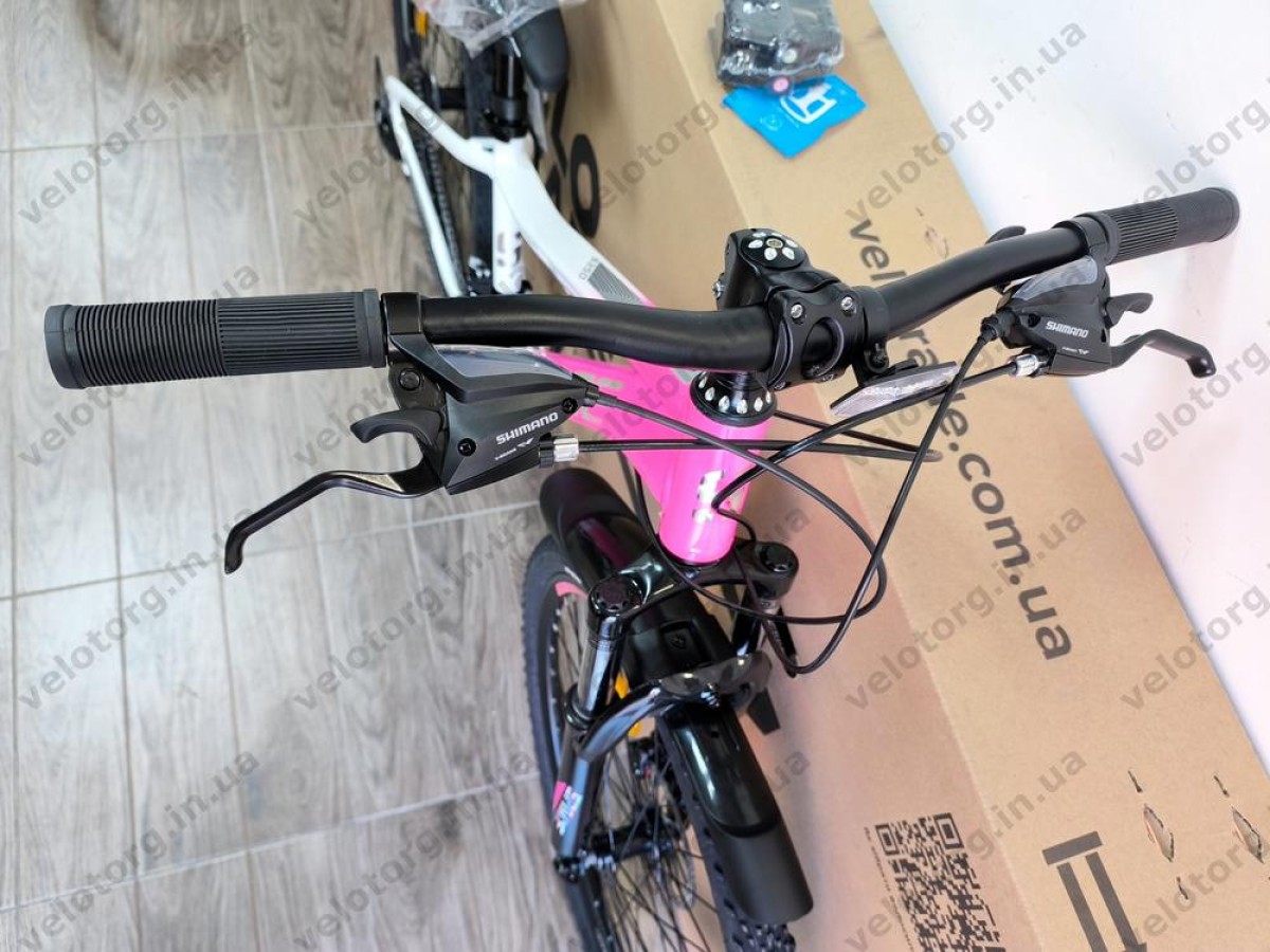 Велосипед AL 26" SPACE IZIDA DD FR рама-13" рожево-білий 2026