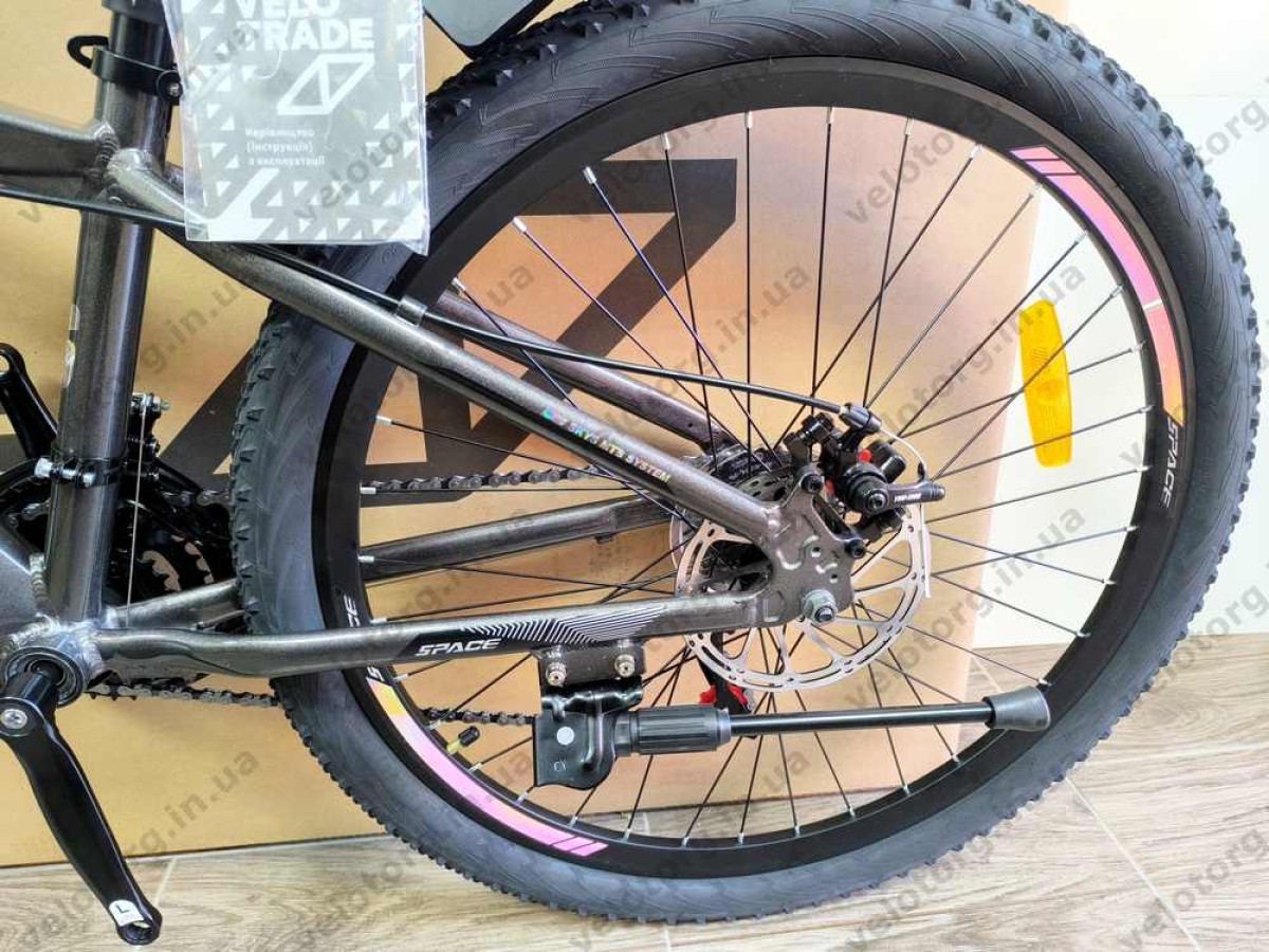 Велосипед AL 26″ SPACE IZIDA DD FR рама-13″ фіолетово-сріблястий 2026