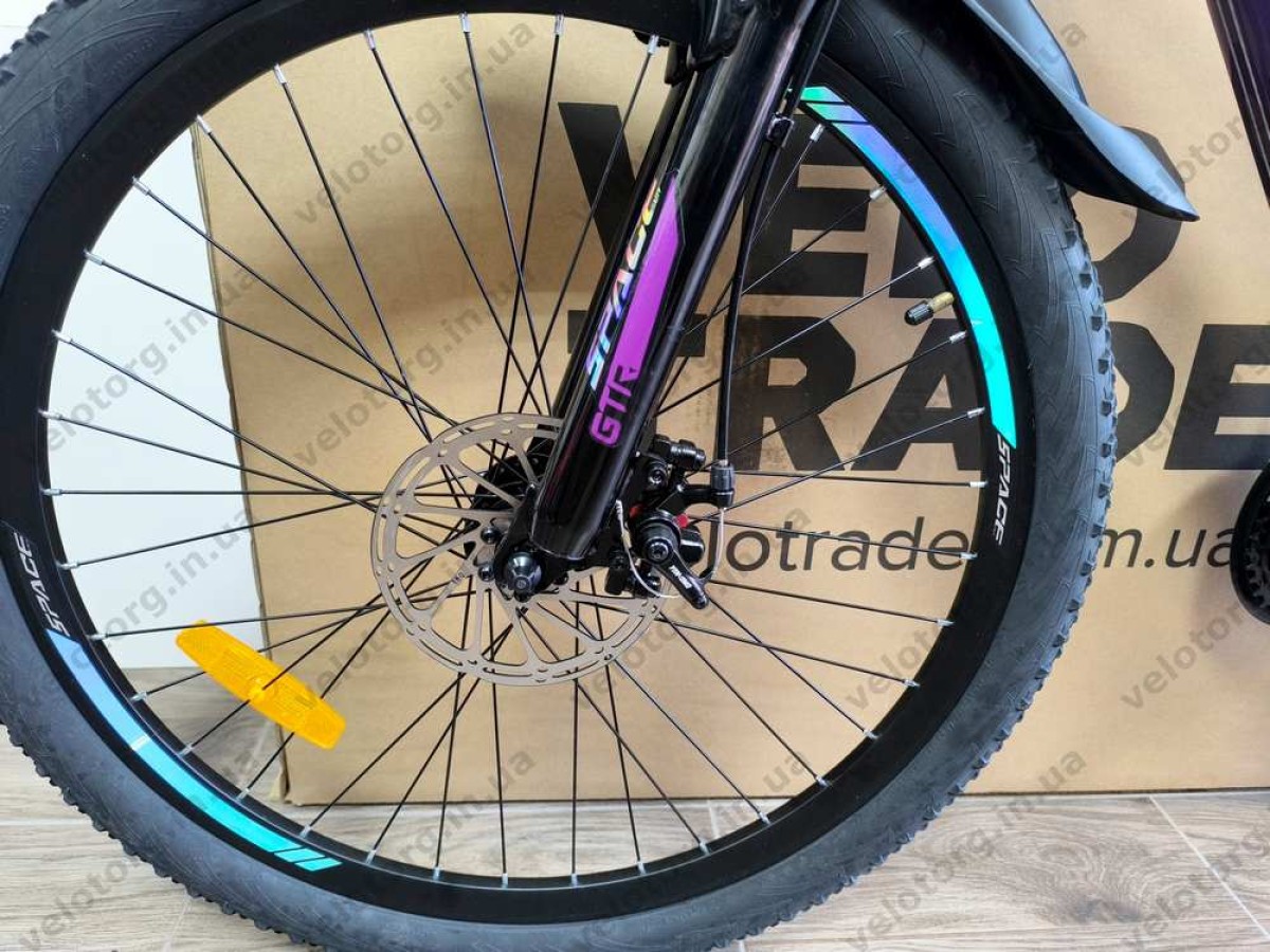 Велосипед AL 26″ SPACE IZIDA DD FR рама-13″ фіолетово-сріблястий 2026