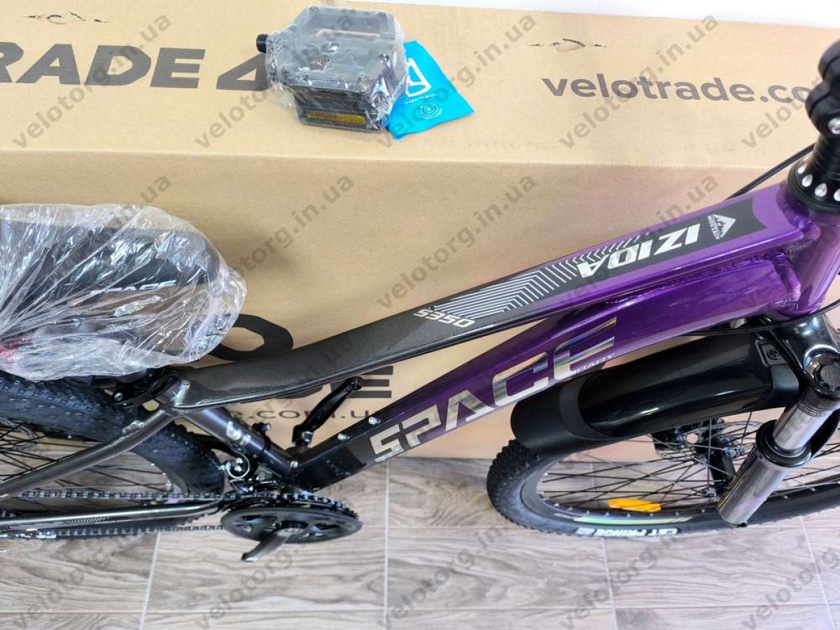 Велосипед AL 26″ SPACE IZIDA DD FR рама-13″ фіолетово-сріблястий 2026