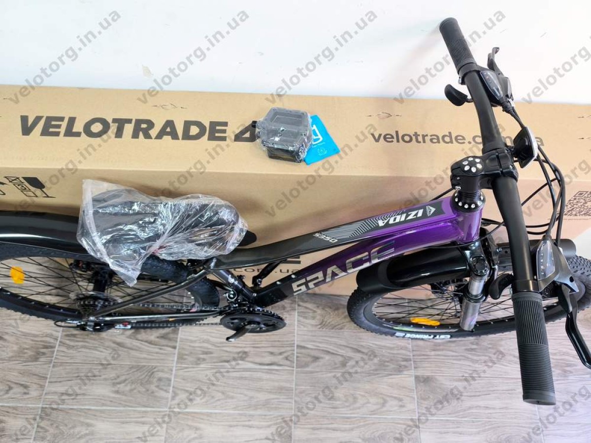 Велосипед AL 26″ SPACE IZIDA DD FR рама-13″ фіолетово-сріблястий 2026