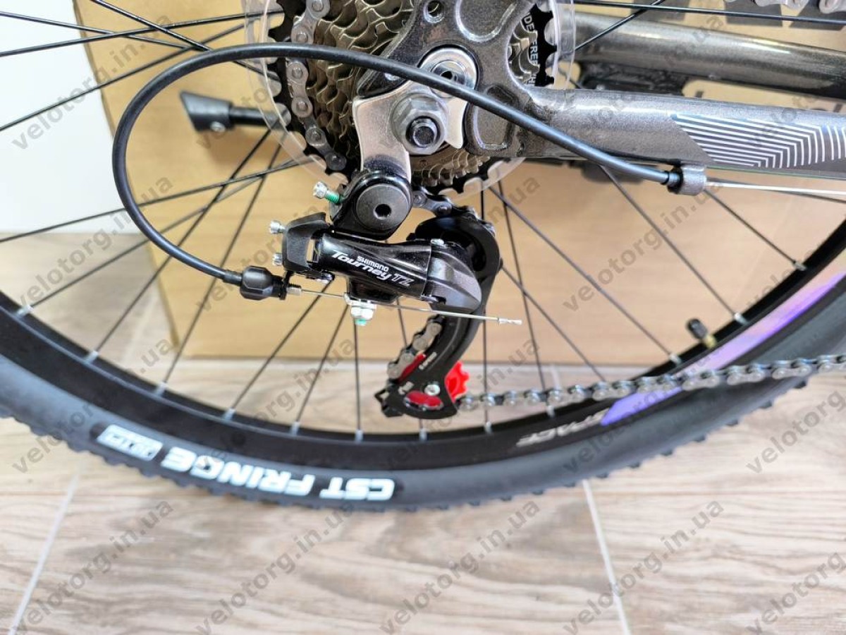 Велосипед AL 26″ SPACE IZIDA DD FR рама-13″ фіолетово-сріблястий 2026