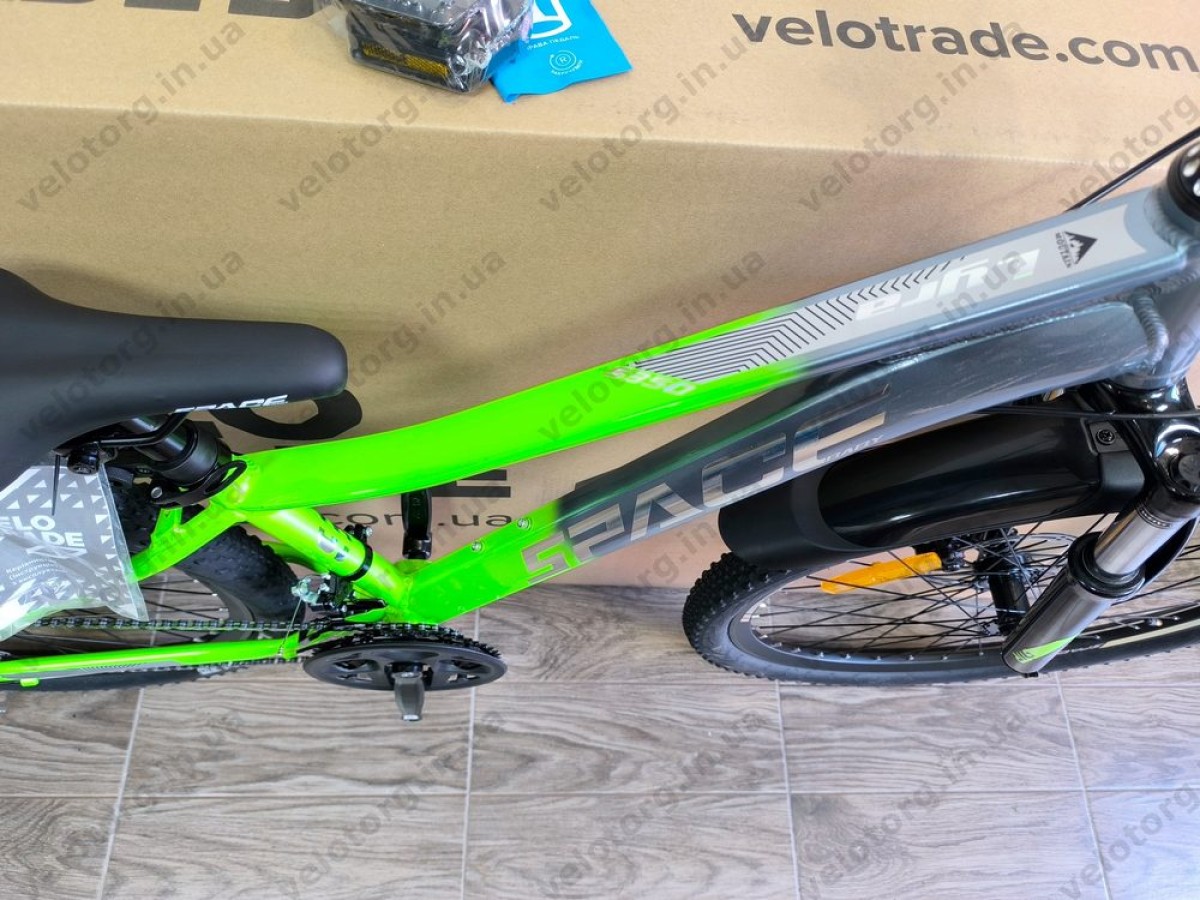 Велосипед AL 26" SPACE LYRA DD FR рама-13" сріблясто-зелений 2026