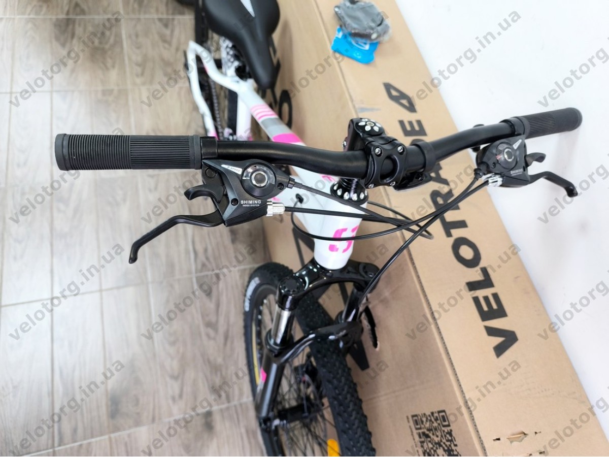 Велосипед AL 26" SPACE MERCURY DD FR рама-13" біло-рожевий 2026