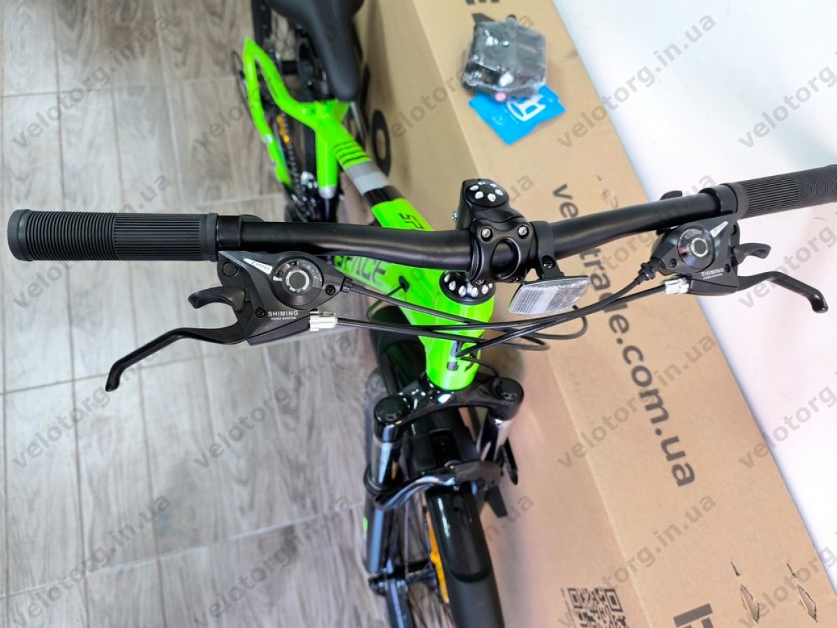 Велосипед AL 26" SPACE MERCURY DD FR рама-13" зелено-чорний 2026
