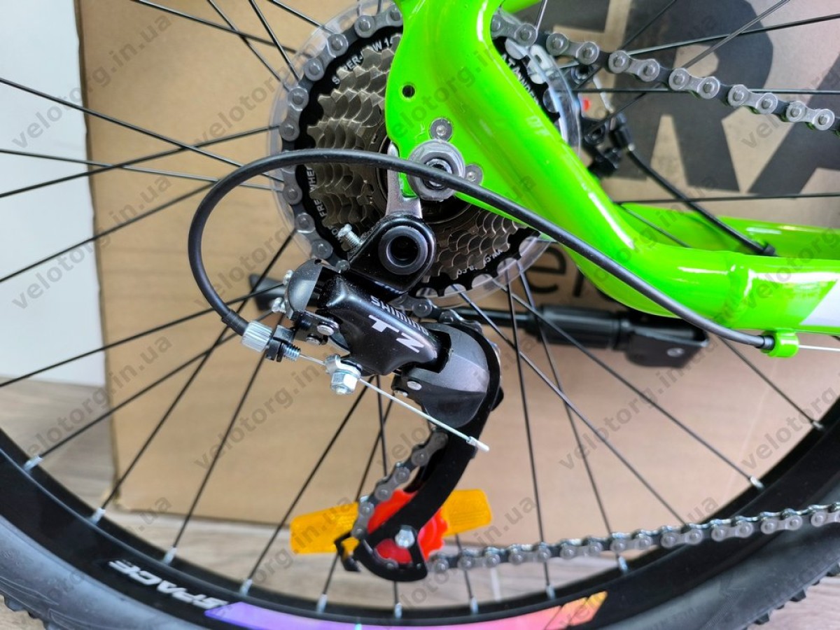 Велосипед AL 26" SPACE MERCURY DD FR рама-13" зелено-чорний 2026