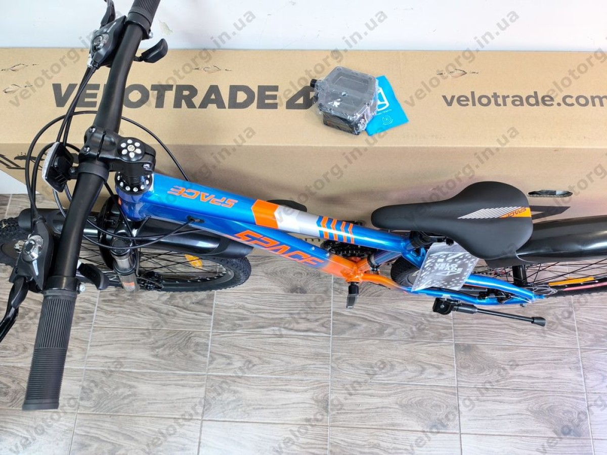 Велосипед AL 26" SPACE MERCURY DD FR рама-13" синьо-помаранчевий 2026