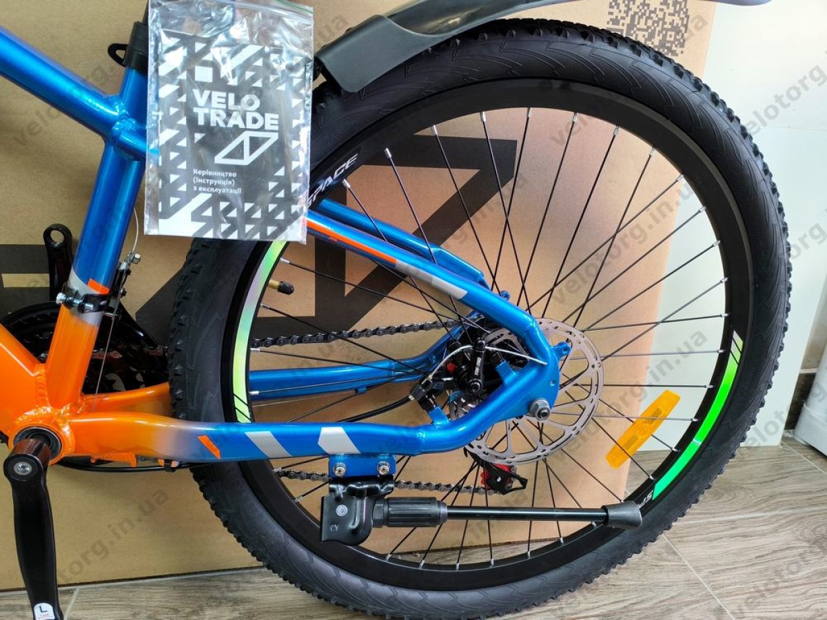 Велосипед AL 26" SPACE MERCURY DD FR рама-13" синьо-помаранчевий 2026