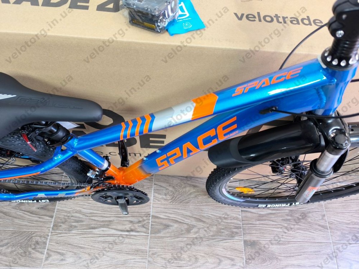 Велосипед AL 26" SPACE MERCURY DD FR рама-13" синьо-помаранчевий 2026