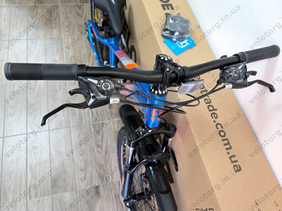 Велосипед AL 26" SPACE MERCURY DD FR рама-13" синьо-помаранчевий 2026