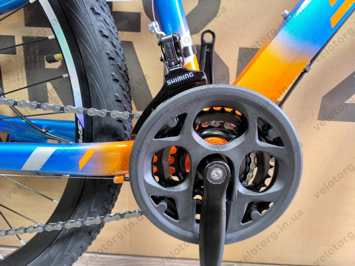 Велосипед AL 26" SPACE MERCURY DD FR рама-13" синьо-помаранчевий 2026