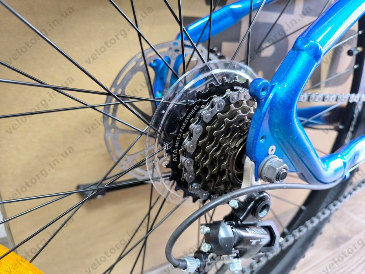 Велосипед AL 26" SPACE MERCURY DD FR рама-13" синьо-помаранчевий 2026