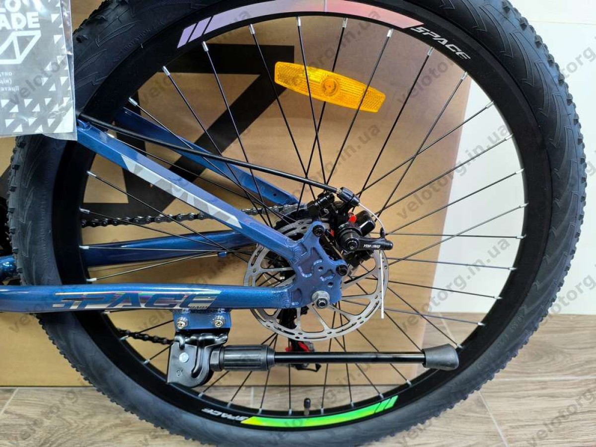 Велосипед AL 26″ SPACE PHAETON DD FR рама 13″ синьо-бірюзовий 2026