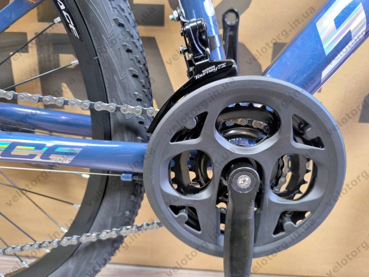 Велосипед AL 26″ SPACE PHAETON DD FR рама 13″ синьо-бірюзовий 2026