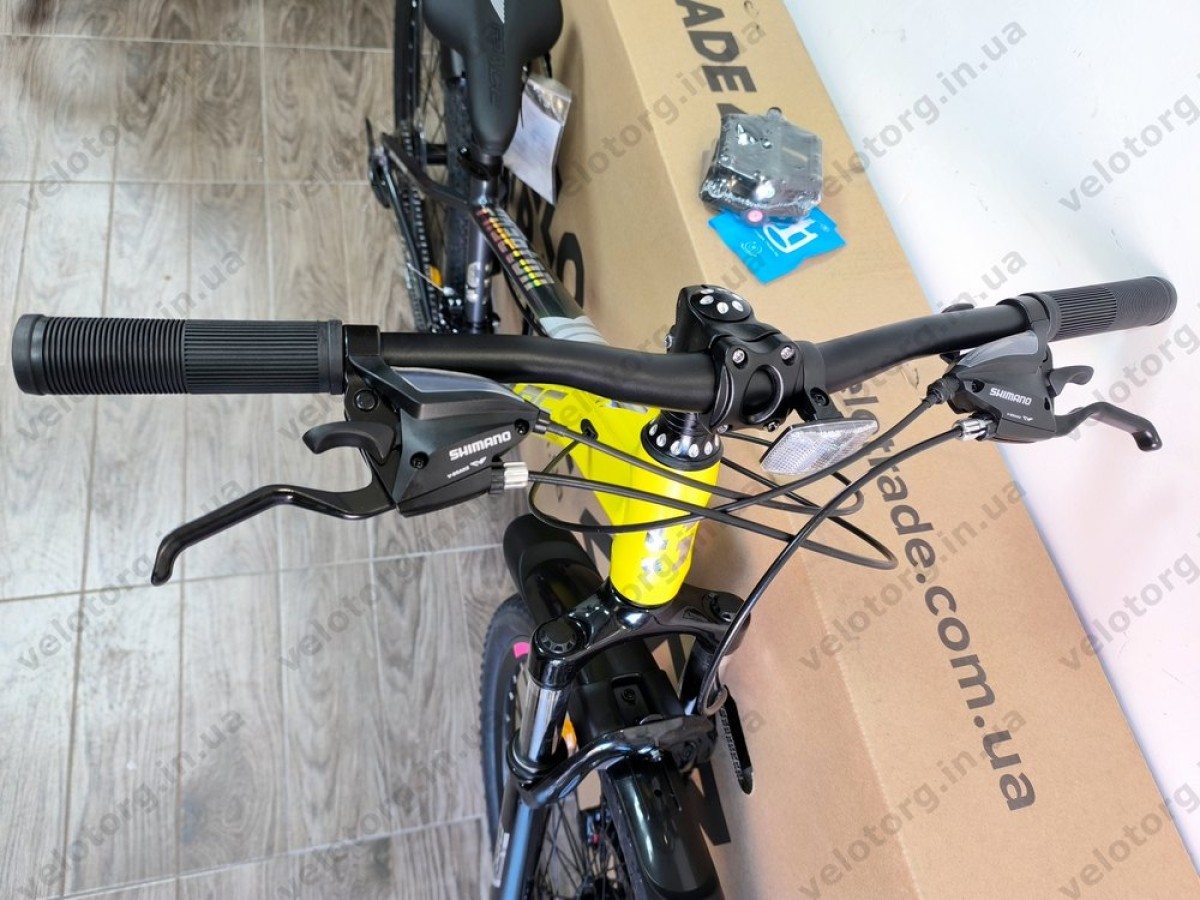 Велосипед AL 26" SPACE PHAETON DD FR рама-13" сіро-жовтий 2026