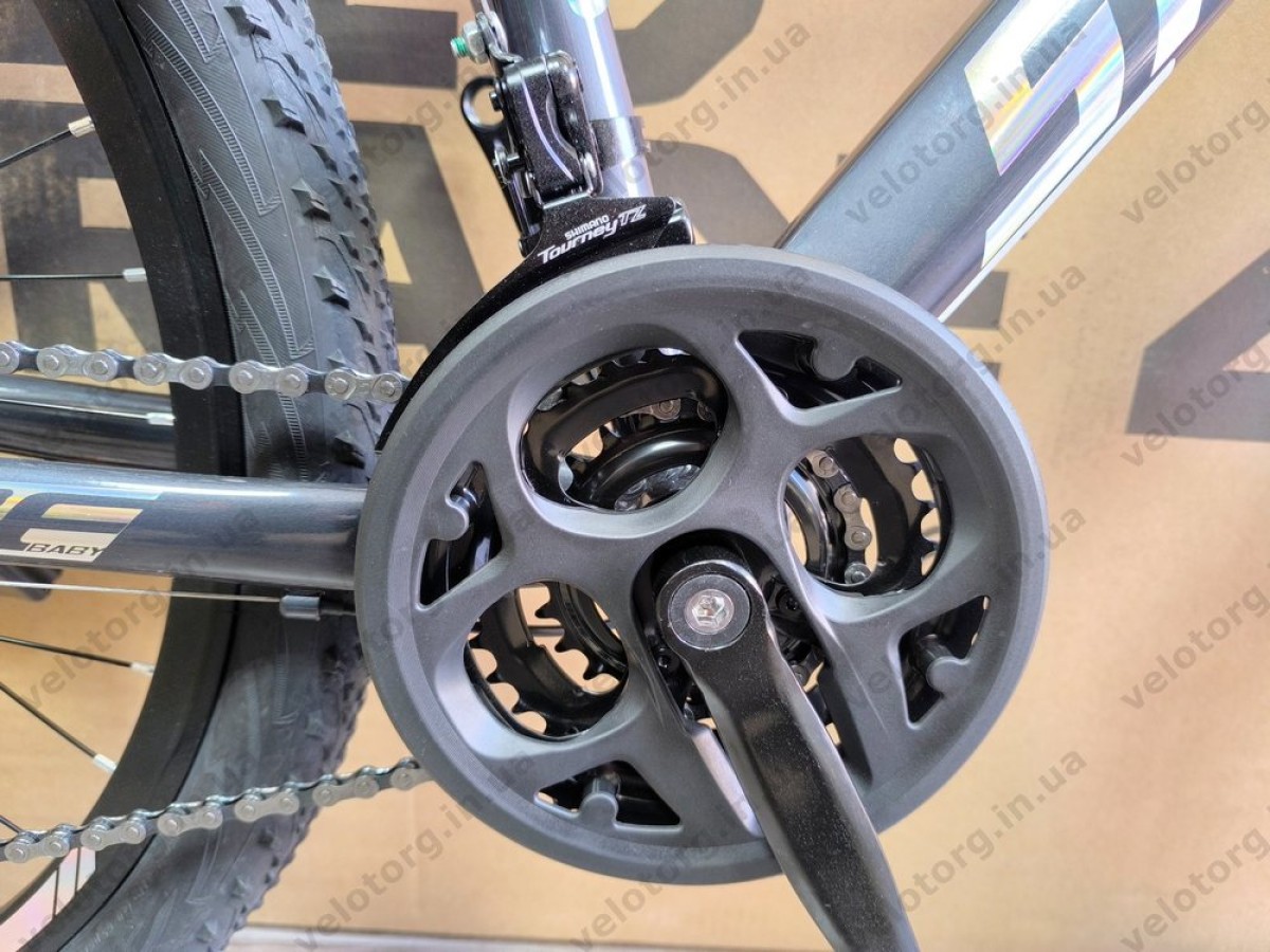 Велосипед AL 26" SPACE PHAETON DD FR рама-13" сіро-жовтий 2026