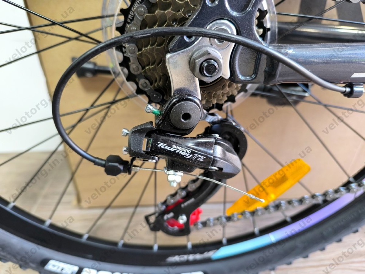 Велосипед AL 26" SPACE PHAETON DD FR рама-13" сіро-жовтий 2026