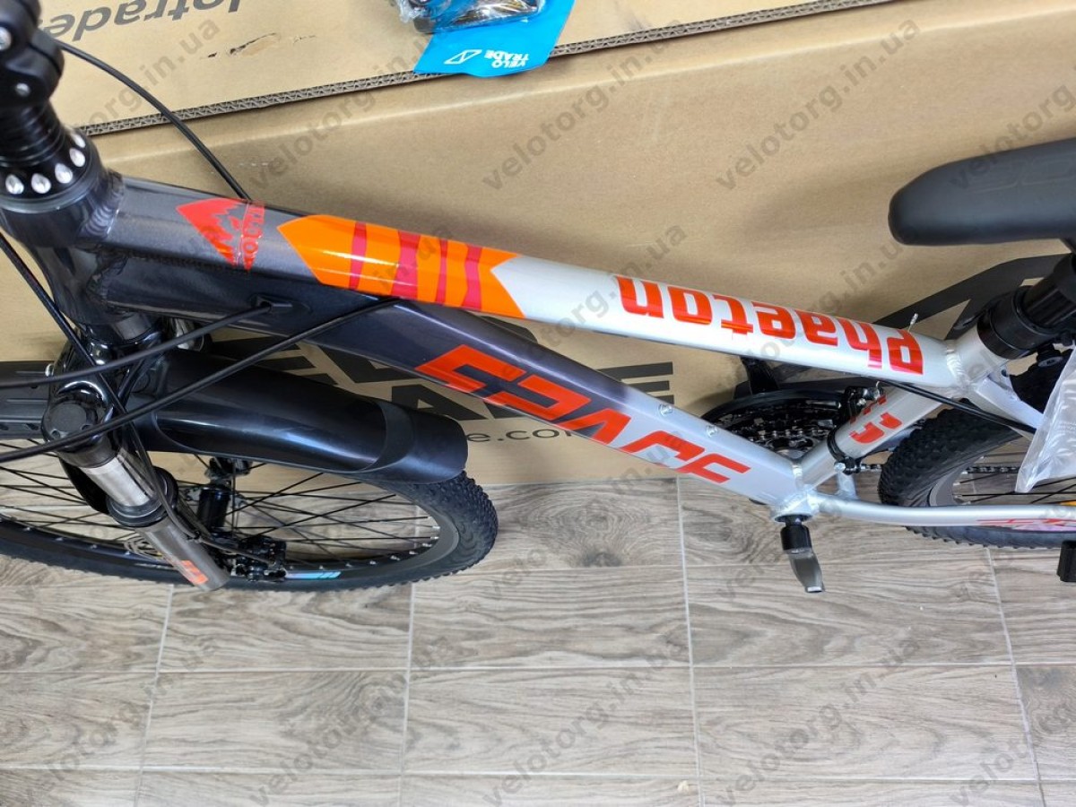 Велосипед AL 26" SPACE PHAETON DD FR рама-13" сіро-сріблястий 2026