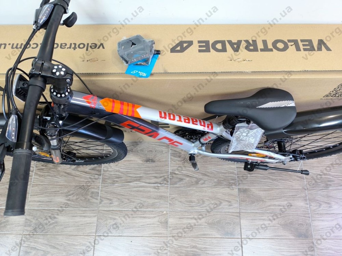 Велосипед AL 26" SPACE PHAETON DD FR рама-13" сіро-сріблястий 2026