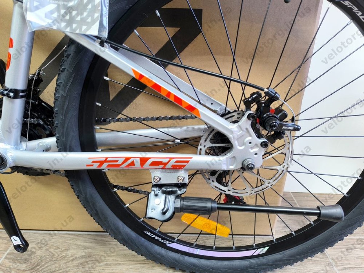 Велосипед AL 26" SPACE PHAETON DD FR рама-13" сіро-сріблястий 2026