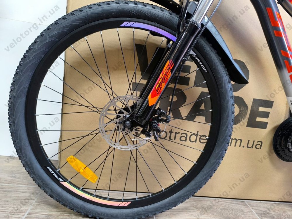 Велосипед AL 26" SPACE PHAETON DD FR рама-13" сіро-сріблястий 2026