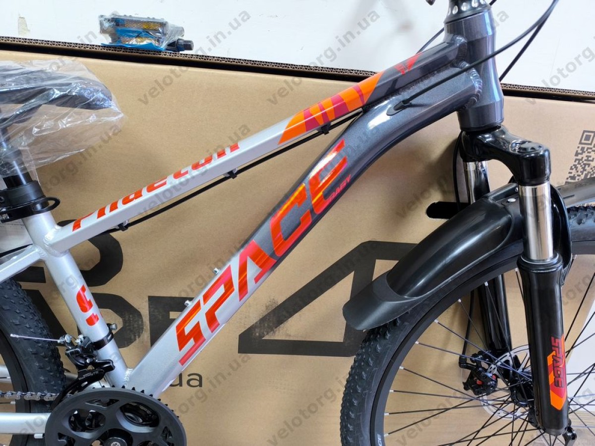 Велосипед AL 26" SPACE PHAETON DD FR рама-13" сіро-сріблястий 2026