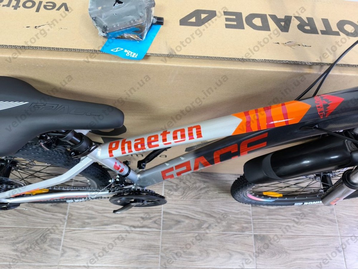 Велосипед AL 26" SPACE PHAETON DD FR рама-13" сіро-сріблястий 2026